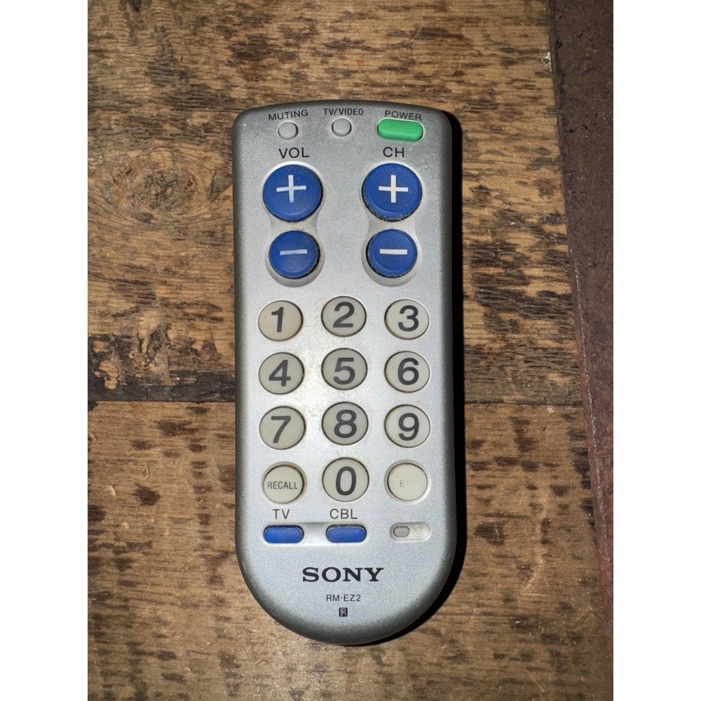 Sony Big Button Universal‎ Programmable Remote Control RM-EZ2